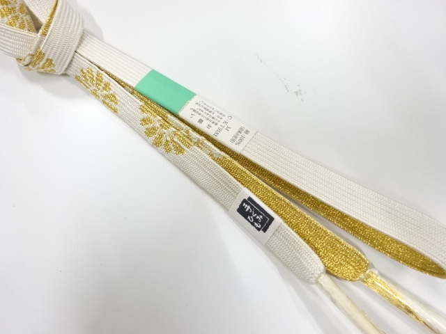 未使用品　正絹　手組帯締め